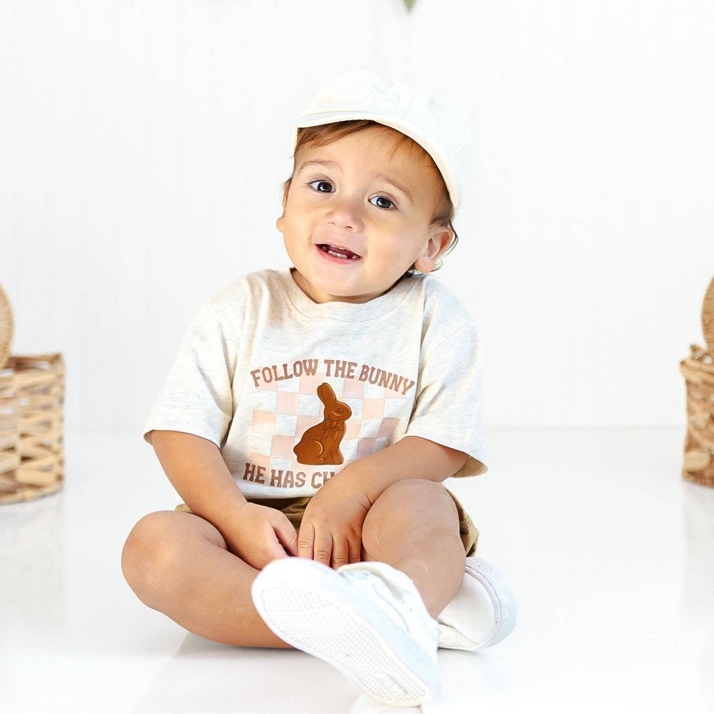 Easter Chocolate Bunny Short Sleeve T-Shirt - Boys Clothing