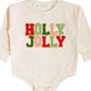 Holly Jolly Patch Romper