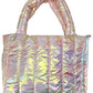 Iridescent Tote Bag // Pink