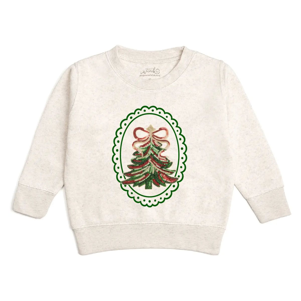 Christmas Tree Sequin Sweatshirt