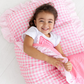 Girls Nap Mat - Ruffle Pink Gingham