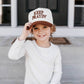 Keep Prayin' Christian KIDS Hat - Brown & Off-White