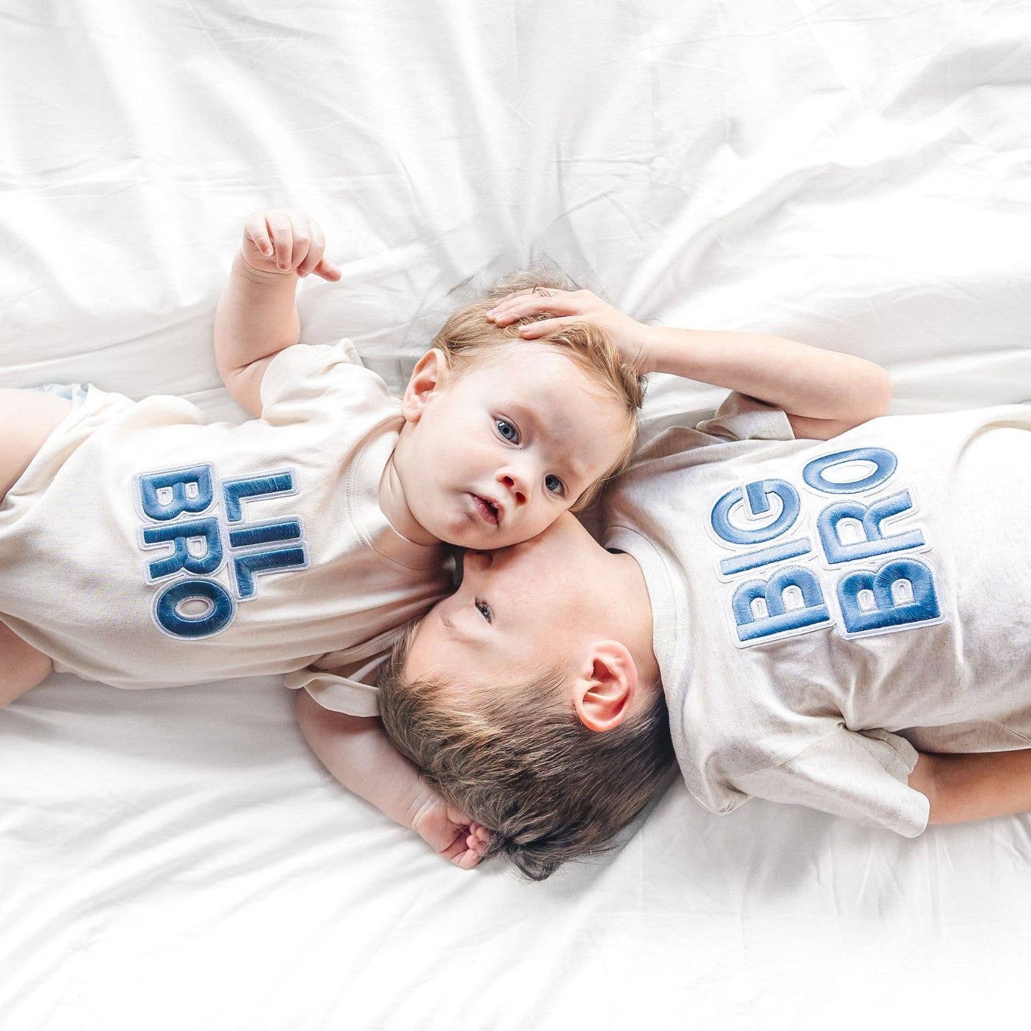 Big Bro Embroidered Patch Short Sleeve T-Shirt - Family Fun