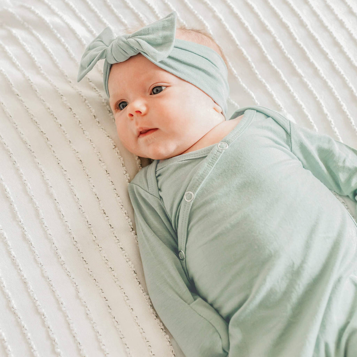 Newborn Knotted Gown // Briar