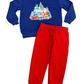 Polar Christmas Train Sweatshirt // Navy