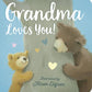 Book cover of 'Grandma Loves You!' with two bears hugging a tree