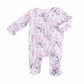 Leighton's Lavender Ruffle Zipper Footie