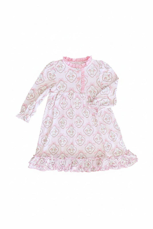 Bunny Nightgown with ruffle Detail