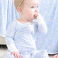 Blue-tiful Bows Convertible Zip Romper