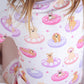 Two Piece Short Pajama Set | Poolside Pups Pink