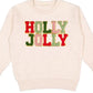 Holly Jolly Patch Sweatshirt // Kids