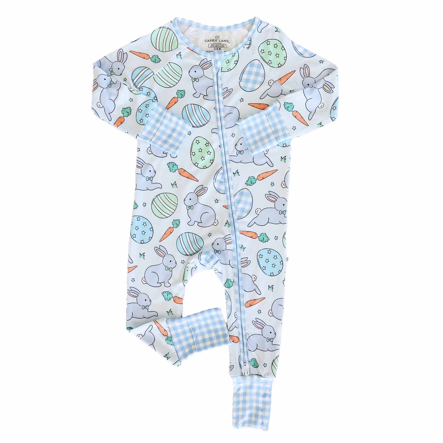 Hoppy Spring Convertible Zip Romper | Blue