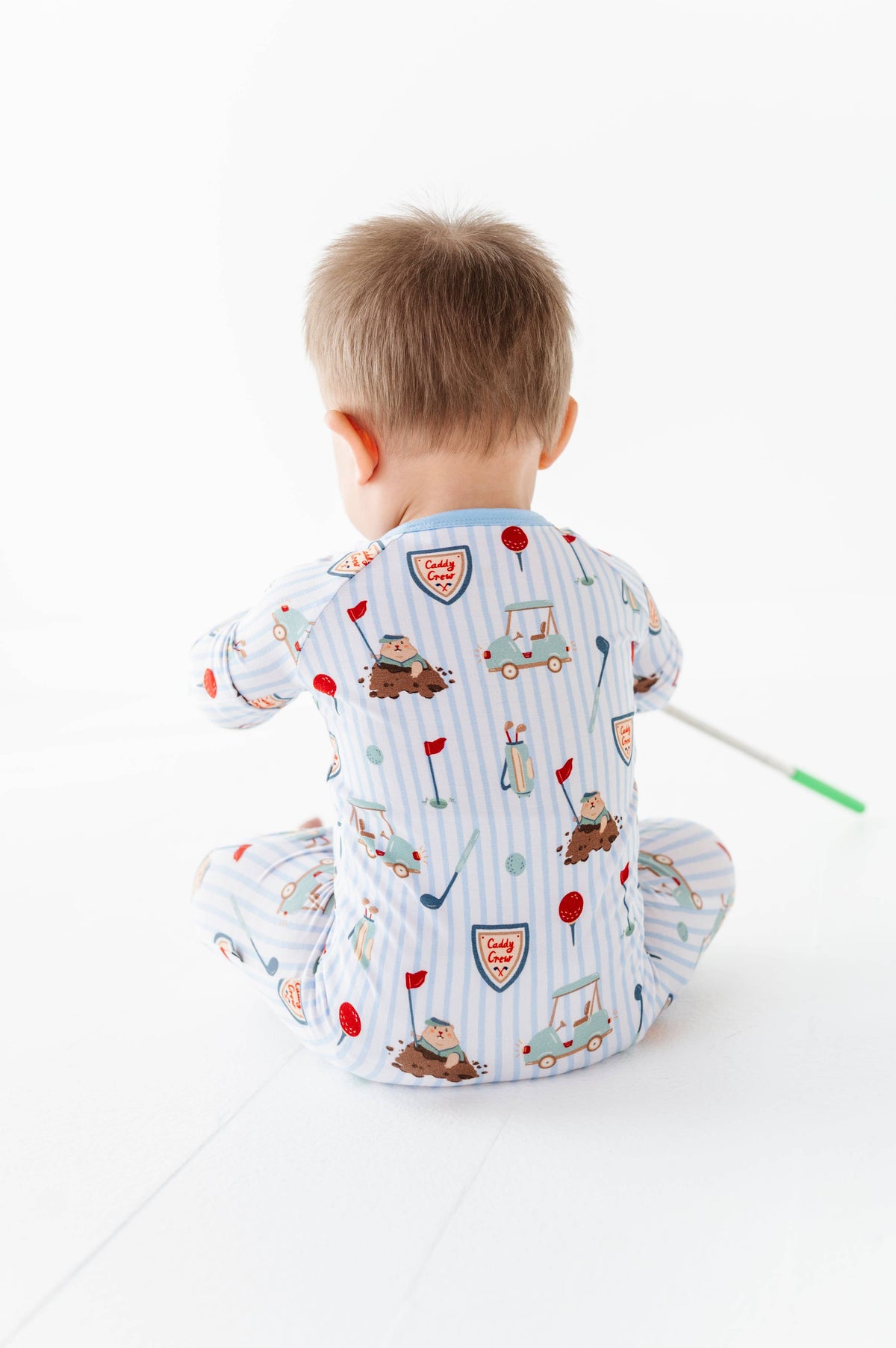 Caddy Convertible Footies- Blue