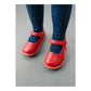 Caitlin Scalloped Mary Jane // Red