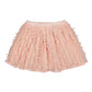 Pink tulle skirt with bow detail
