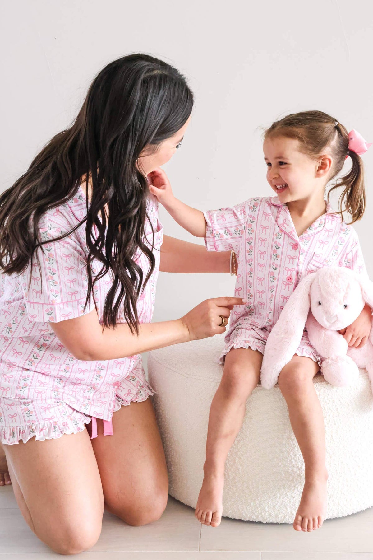 Girls' Two-Piece Short Lounge Set | Coquette Garden