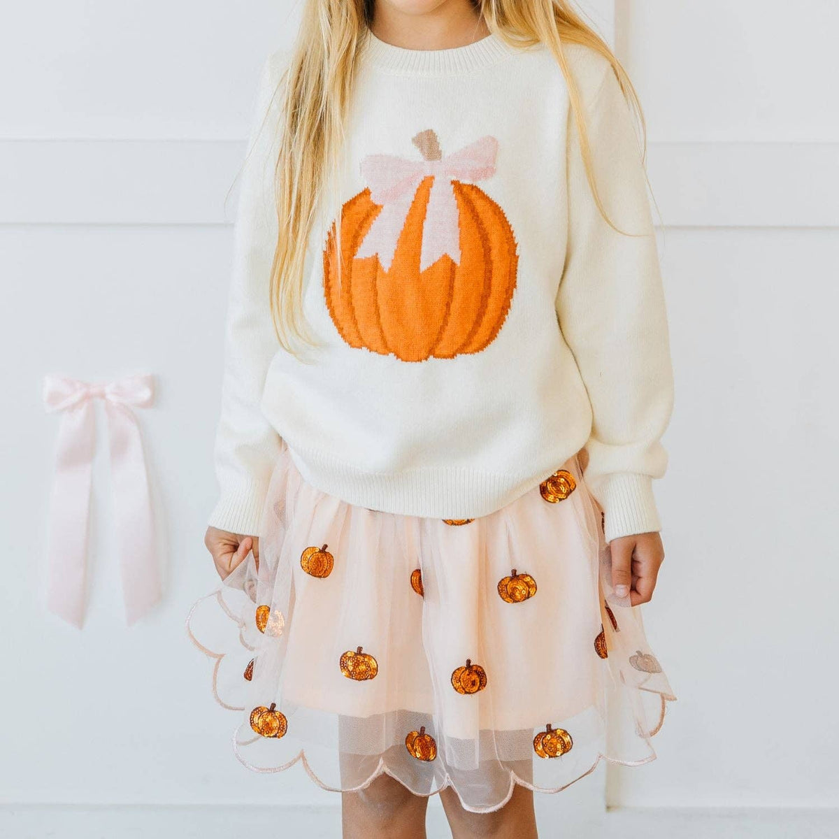 Coquette Pumpkin Sweater