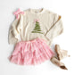 Coquette Christmas Tree Knit Sweater
