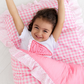 Girls Nap Mat - Ruffle Pink Gingham