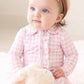Peter Pan Collar Ruffle Zipper Footie // Rosy Gingham