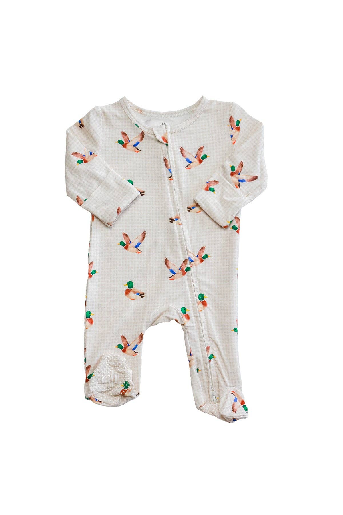 Bamboo Zipper Footie | Little Mallard