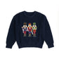 Navy Nutcracker Sweater
