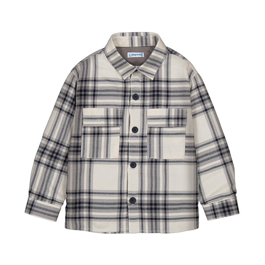 Plaid Button Down // Gray // 4123-30