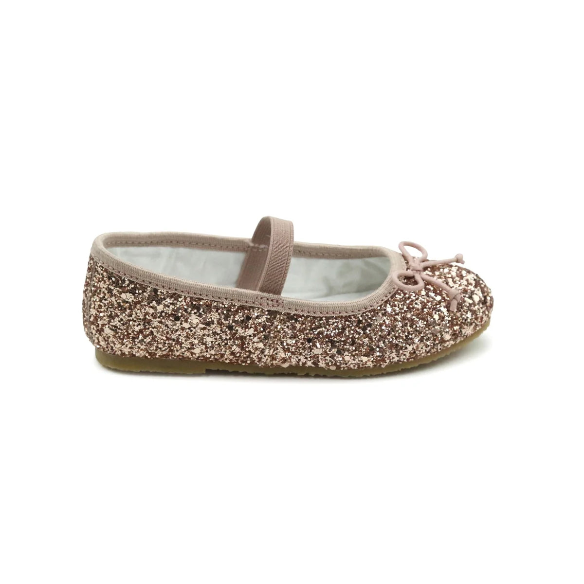 Victoria Ballerina // Glitter Rose Gold