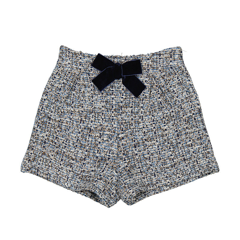 Tweed Bermuda Shorts // Ocean // 4224-36