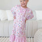 Long Sleeve Ruffle Button Nightgown | Hoppy Spring