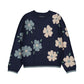 Floral Jacquard Jumper // Petroleum // 4303-85