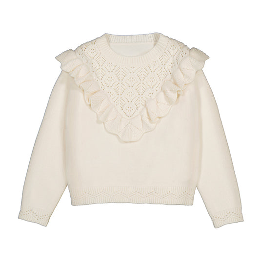 Open Knit Sweater // Macchiato // 4304-56