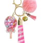 Trendy Lip Gloss with Keychain, Sweets