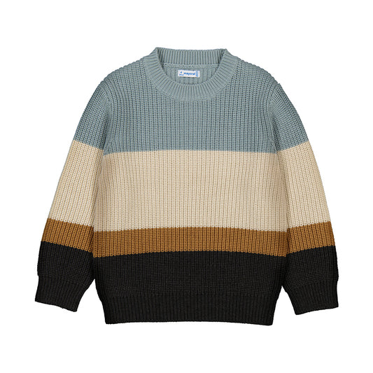 Color Blocked Sweater // Glacial // 4379-46