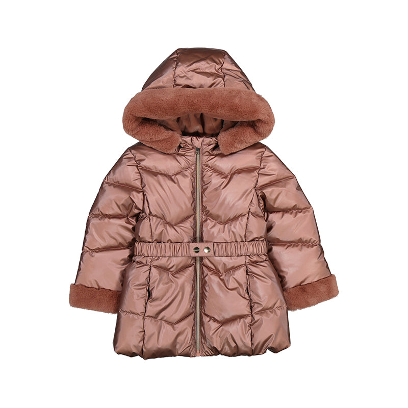 Fur Lined Puffer Coat // Makeup // 4448-58