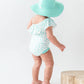 Girls Vintage Aqua Swim Hat