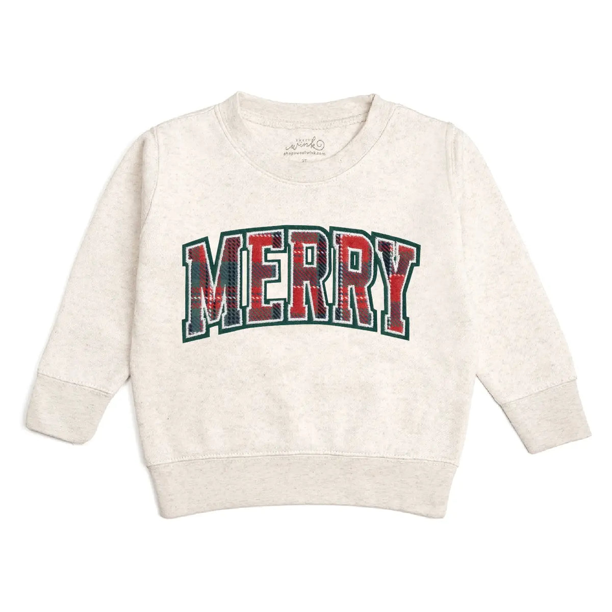 Merry Tartan Christmas Sweatshirt