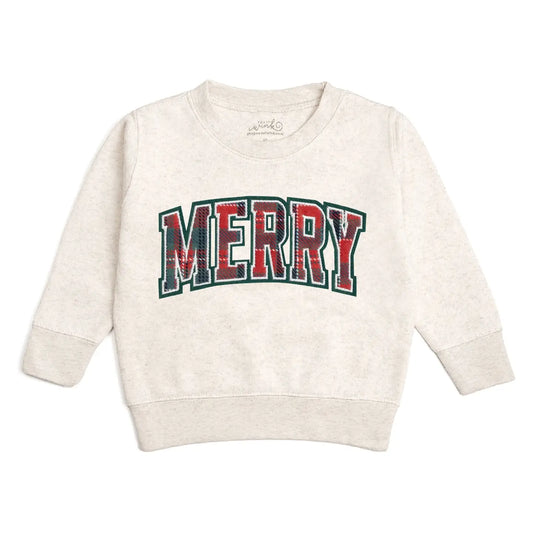 Merry Tartan Christmas Sweatshirt