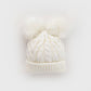Winter White Fluffer Beanie Hat Baby & Kids
