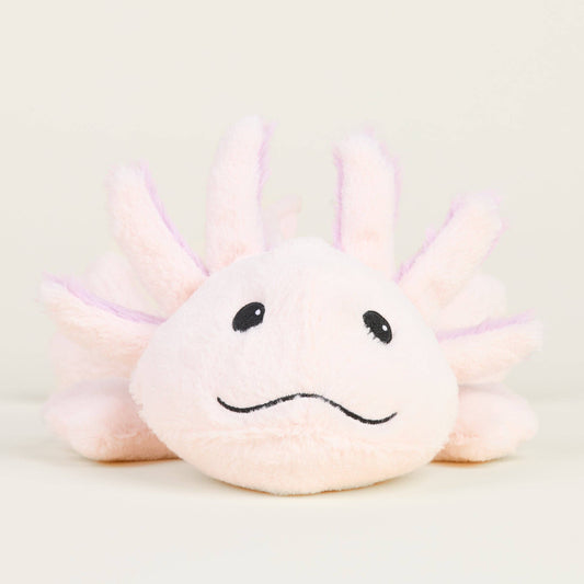 Plush Axolotyl Toy made to warm up 