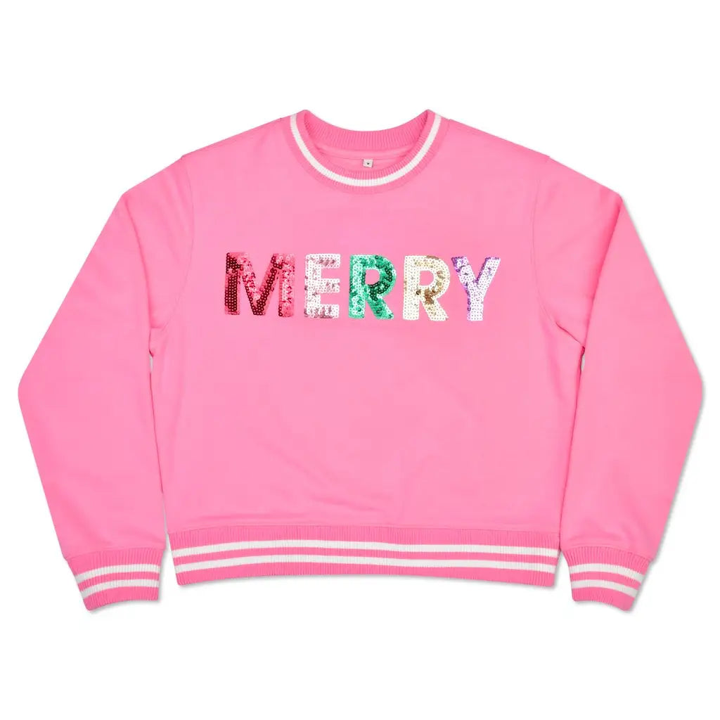 Merry Sequin Sweatshirt