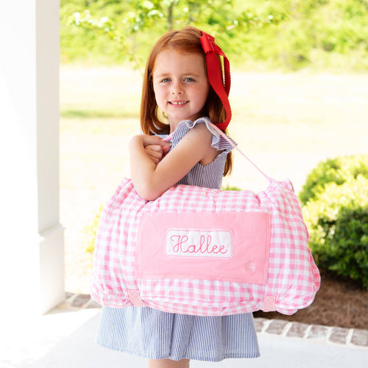 Nap Mat - Pink Gingham