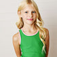 Country Club Active Tank // Green & Pink
