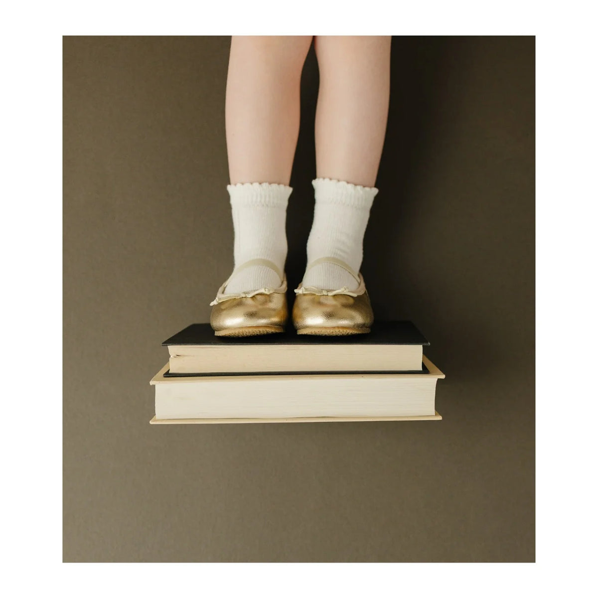 Alia Ballerina Flat // Gold