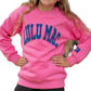 Lulu Mac Sweatshirt // Pink & Royal