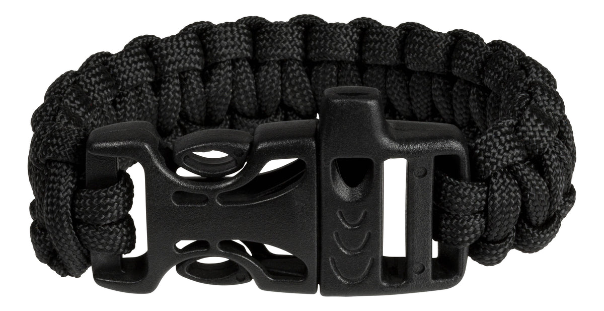 Outdoor Discovery Survival Bracelet With Whistle