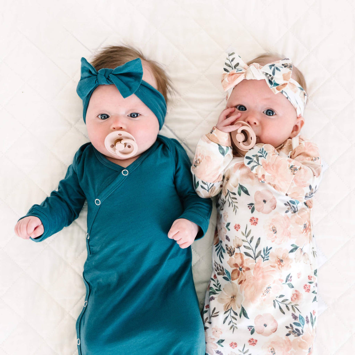 Newborn Knotted Gown //  Autumn