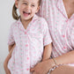 Girls' Two-Piece Short Lounge Set | Coquette Garden