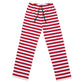 Red Stripe Christmas Pajamas // Adults