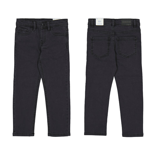 Basic Slim Fit Pants // Black // 504-90